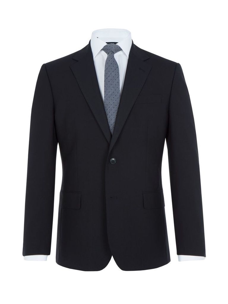 Men's Paul Costelloe Barton Wool-Rich Suit Jacket, Black
