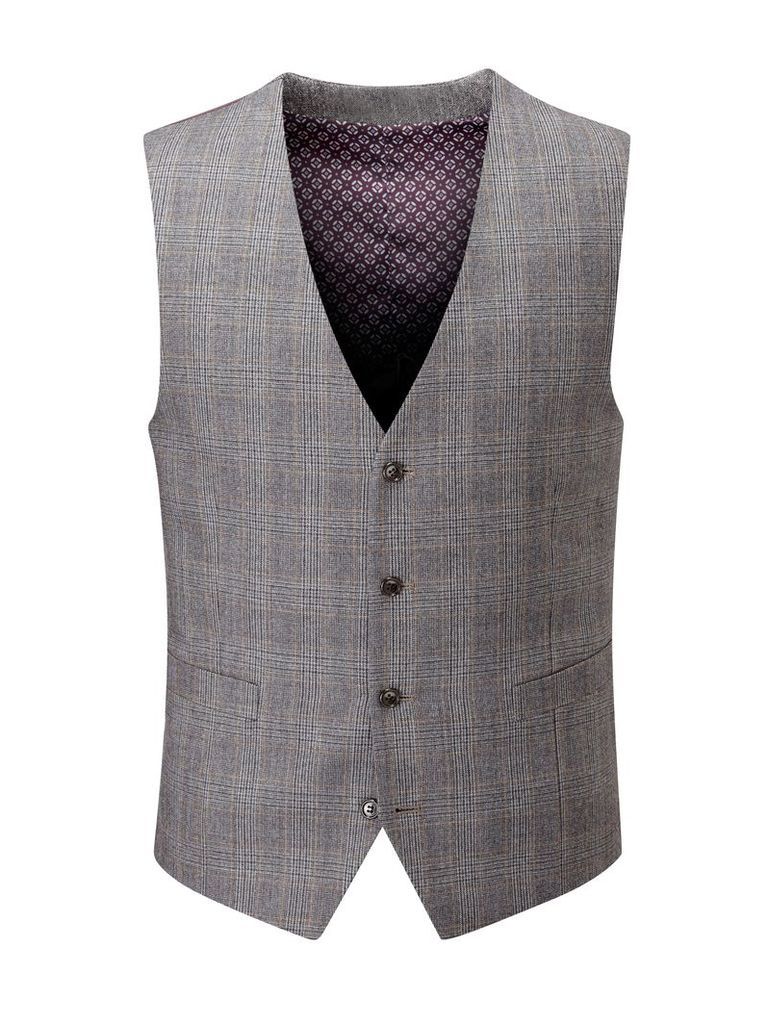 Men's Skopes Arnside Suit Waistcoat, Grey