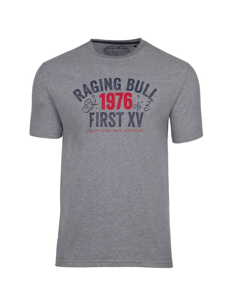Men's Raging Bull Big & Tall First XV Tee, Grey