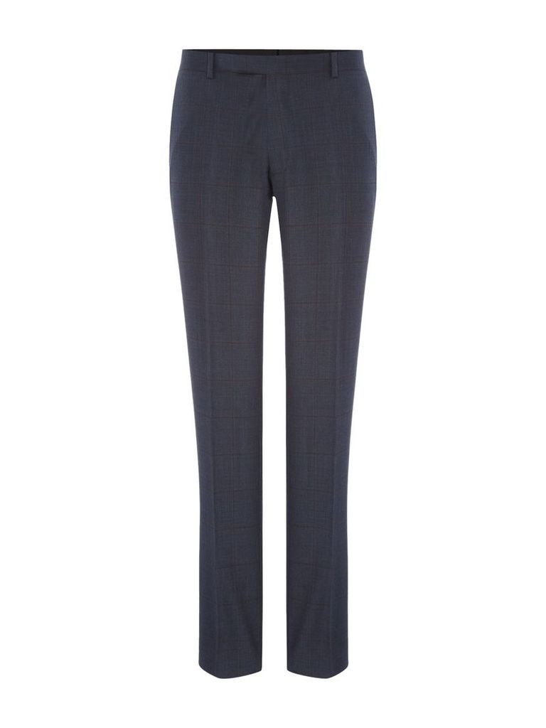 Men's Turner & Sanderson Devonshire Check Suit Trouser, Blue