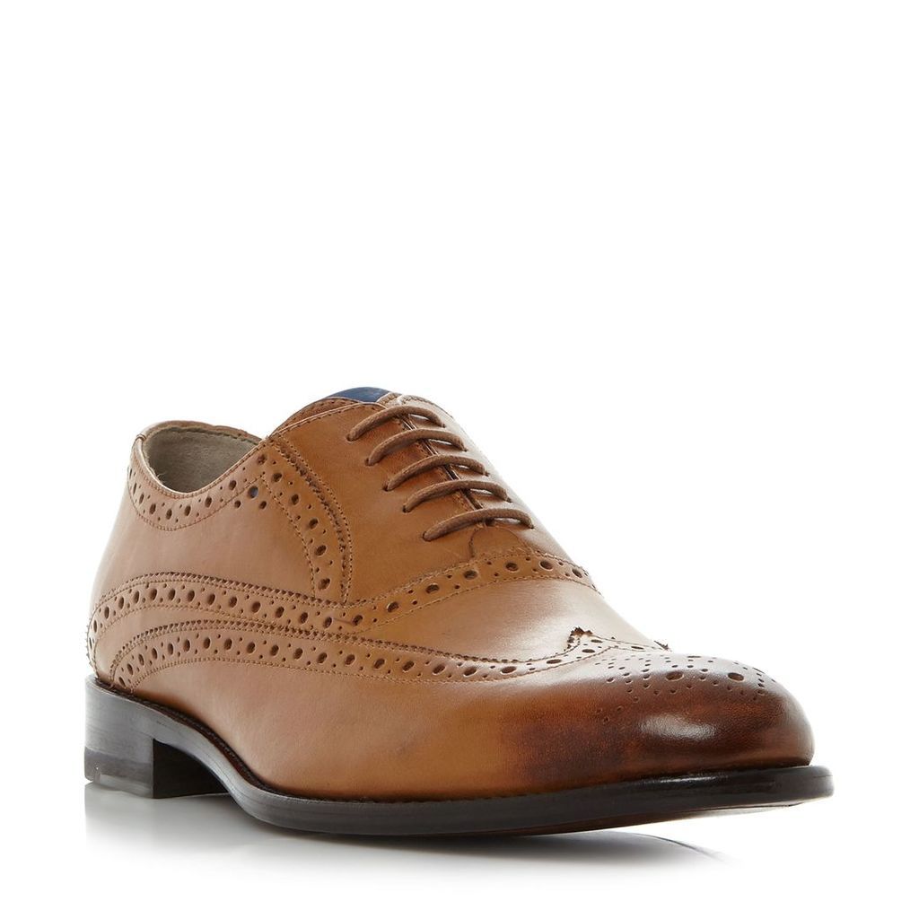 Oliver Sweeney Fellbeck Wingtip Classic Brogue Shoes, Tan