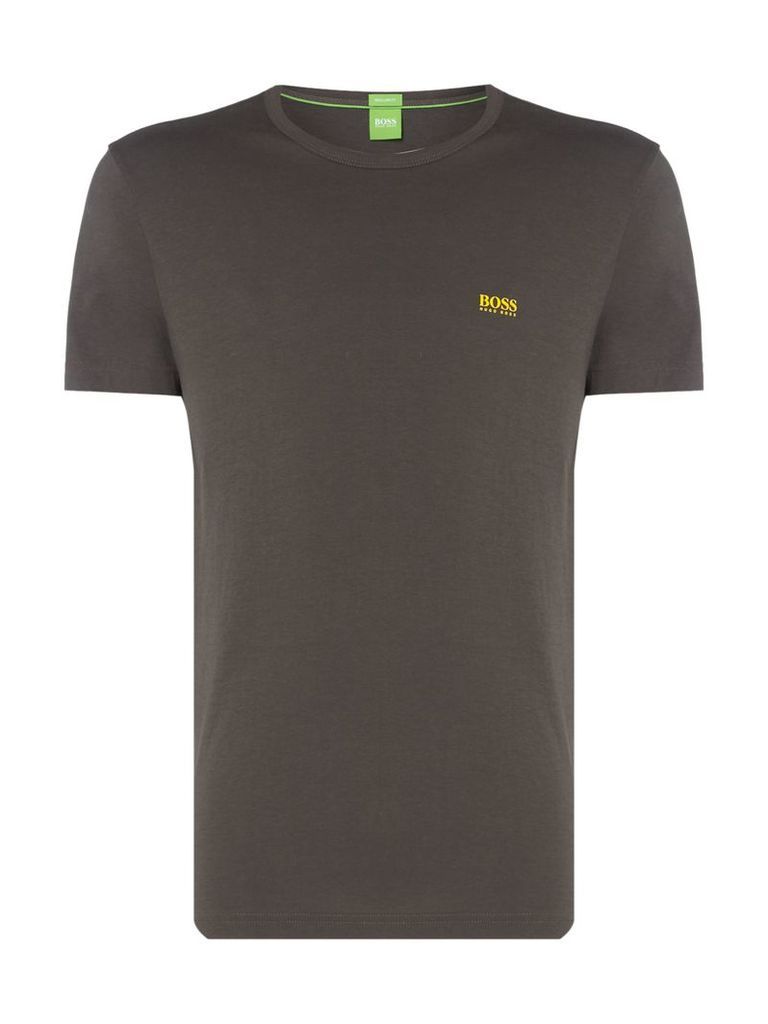 Men's Hugo Boss Crew Neck Regular Fit T-Shirt, Dark Grey