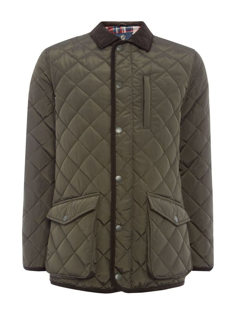 Men's Howick The Pembroke Quilted Jacket, Evergreen
