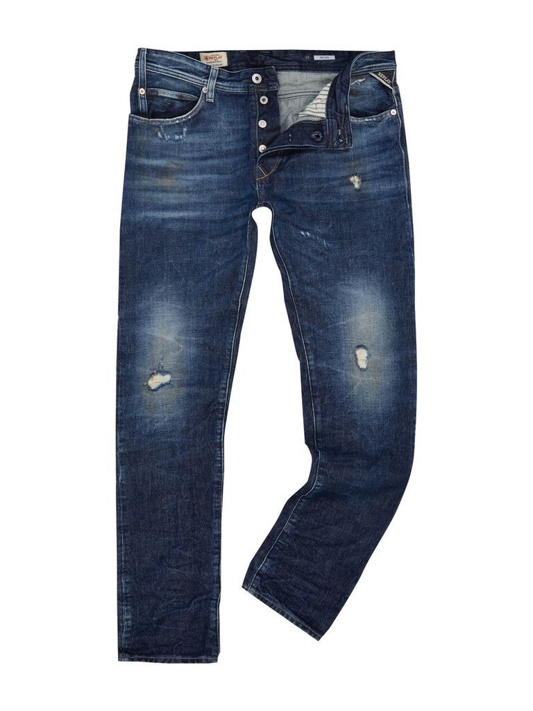 Men's Replay RBJ.901 Jeans, Denim Mid Wash