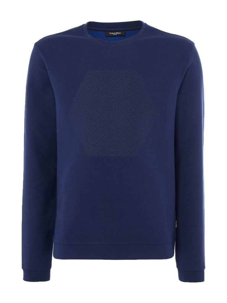 Men's Calvin Klein Kares Lightweight Sweater, Mid Blue