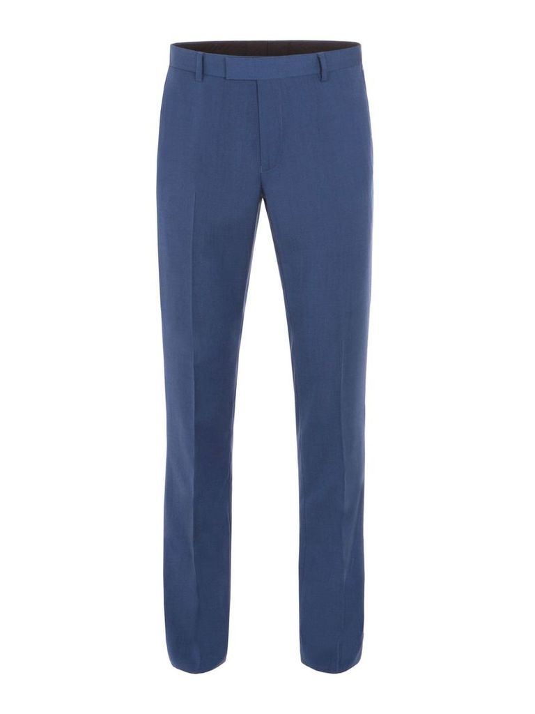 Men's Aston & Gunn Lostock Blue Suit Trousers, Blue