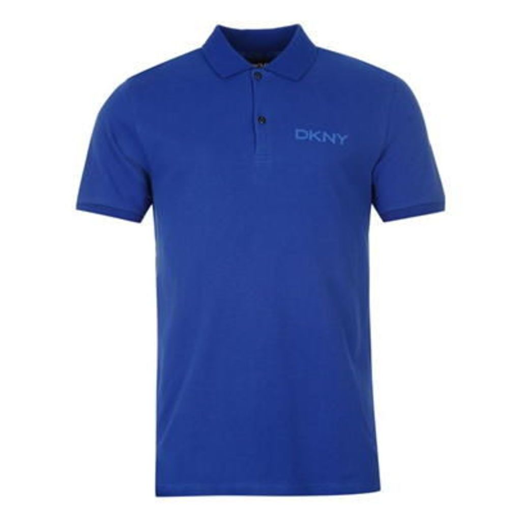 DKNY Chest Contrast Mens Polo Shirt
