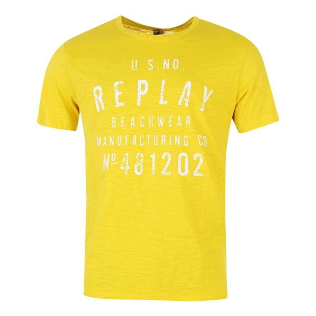 Replay Beachwear T Shirt Mens