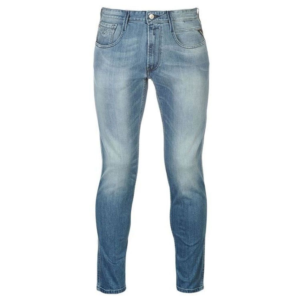 Replay Anbass Slim Jeans - Light Wash