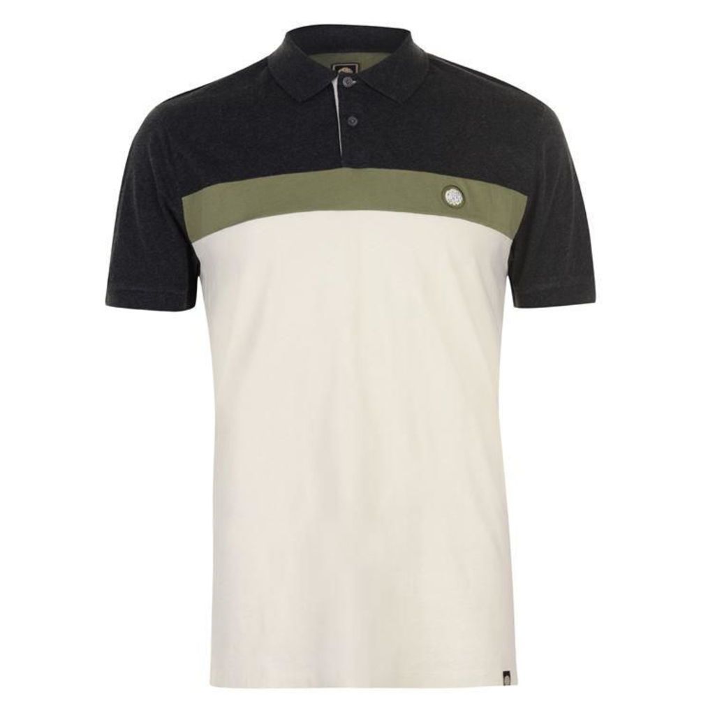 Pretty Green Frequency Short Sleeved Polo Shirt
