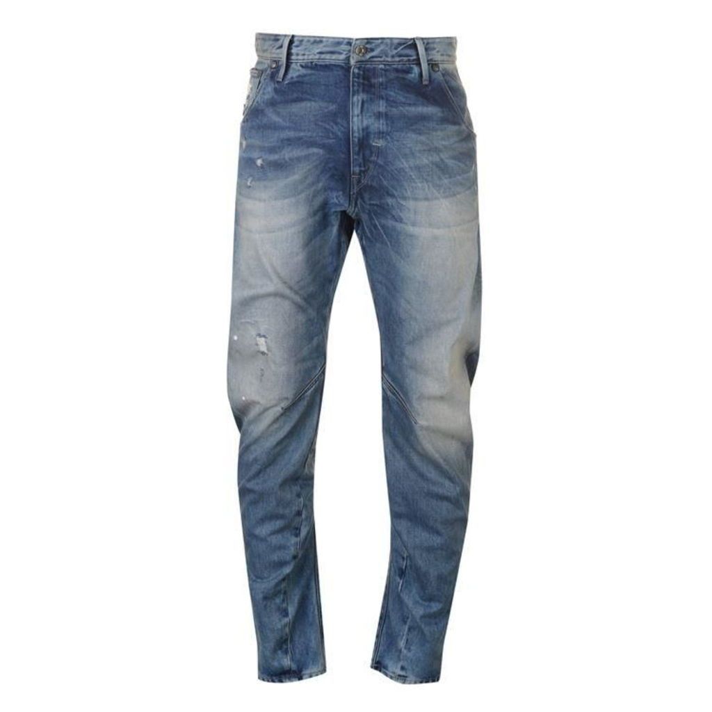 G Star Raw Arc 3D Loose Tapered Mens Jeans - med aged destry