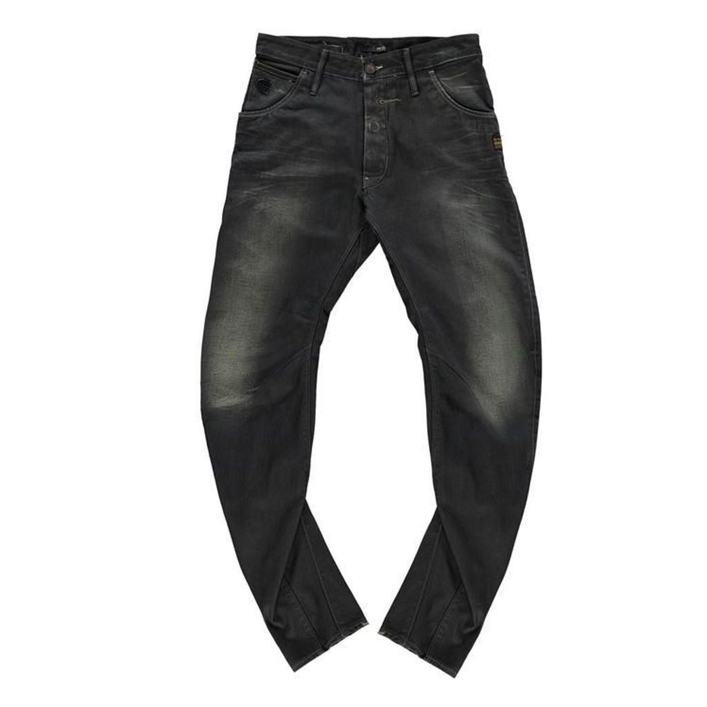 Riley Loose Tapered Mens Jeans - tech worn in