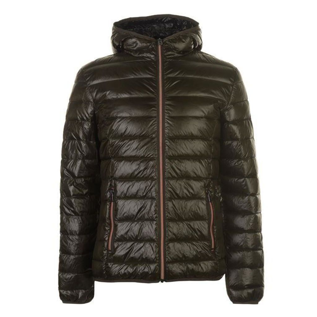 Downer Zip Hooded Jacket - New Khaki