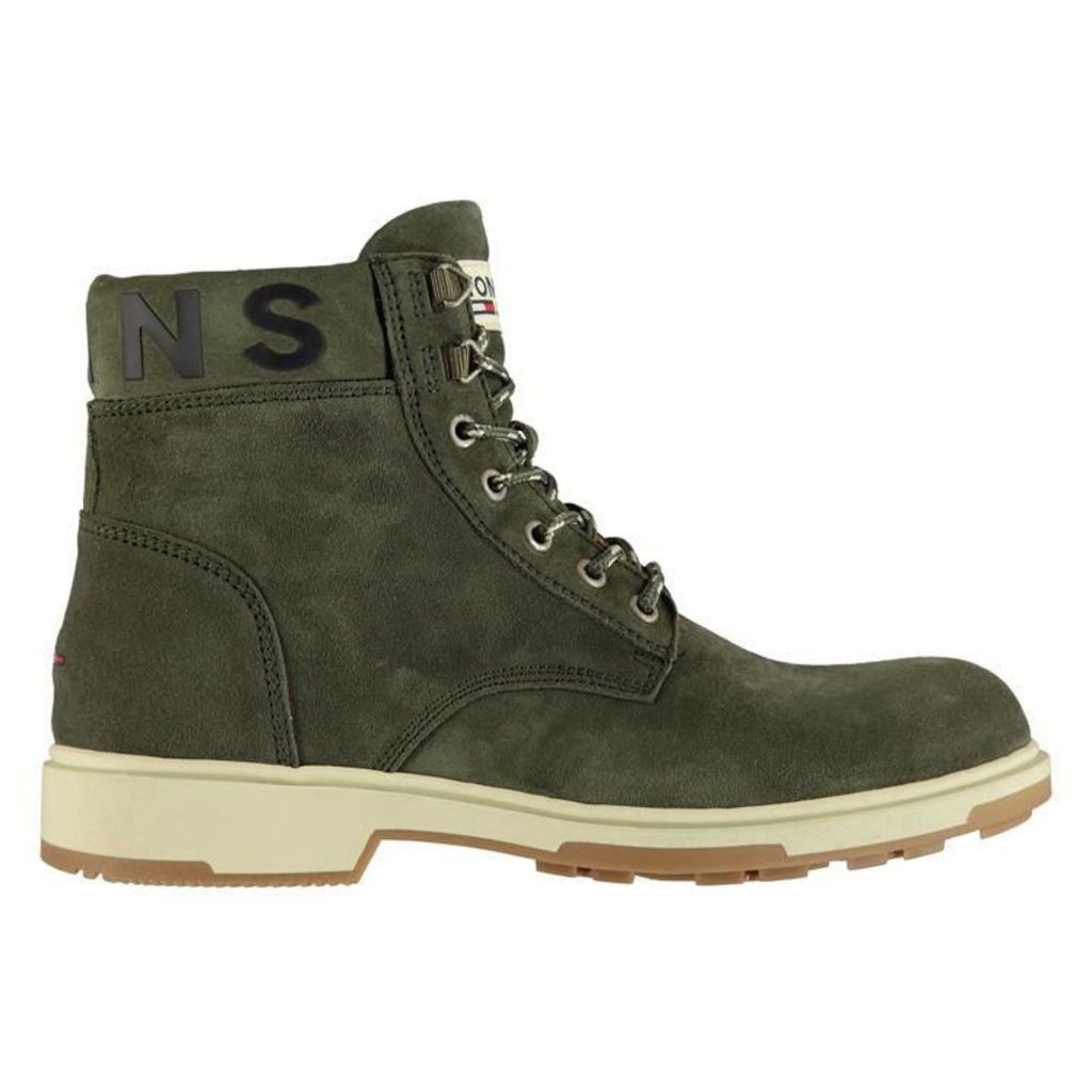 Tommy Jeans Collar Mens Suede Boots