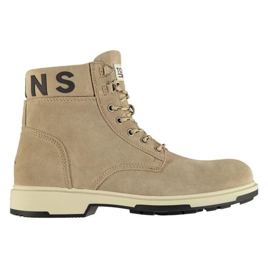 Tommy Jeans Collar Mens Suede Boots