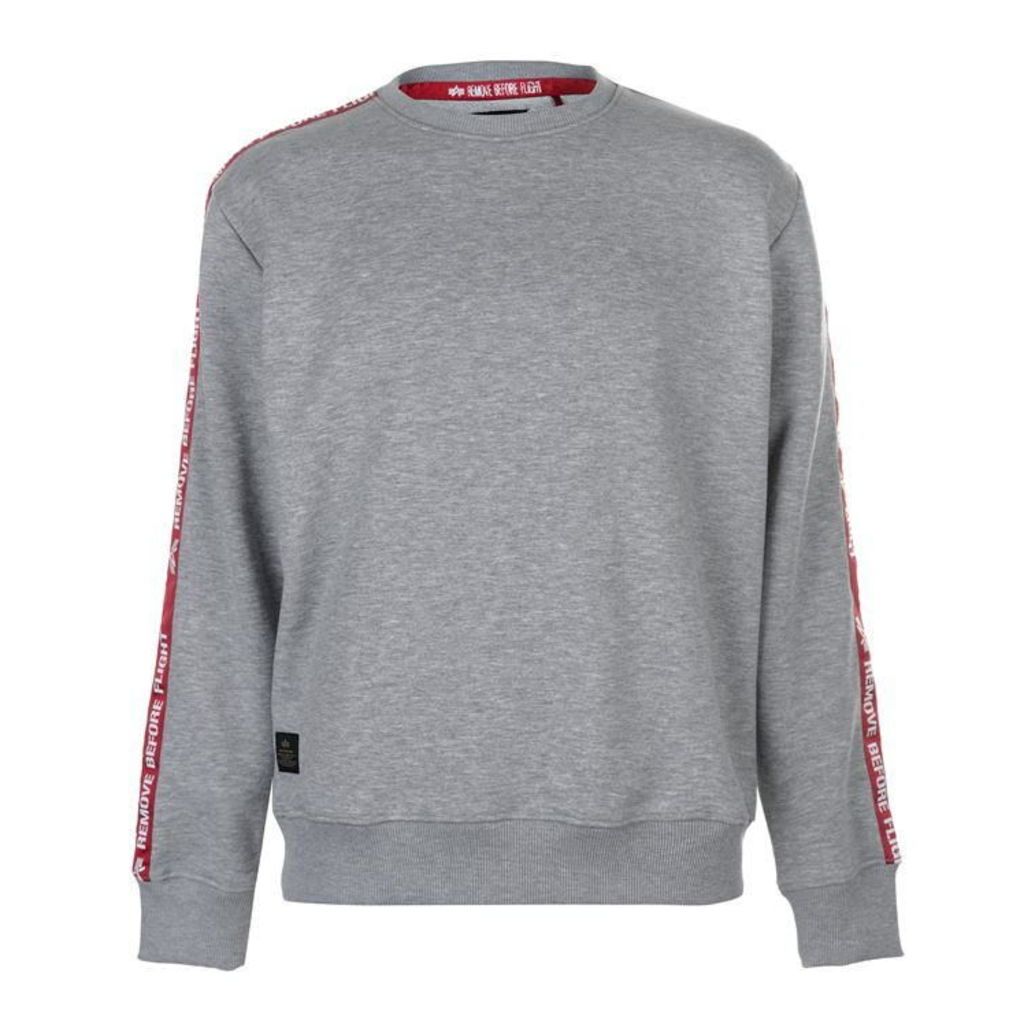 Alpha Industries Remove Before Flight Tape Sweater
