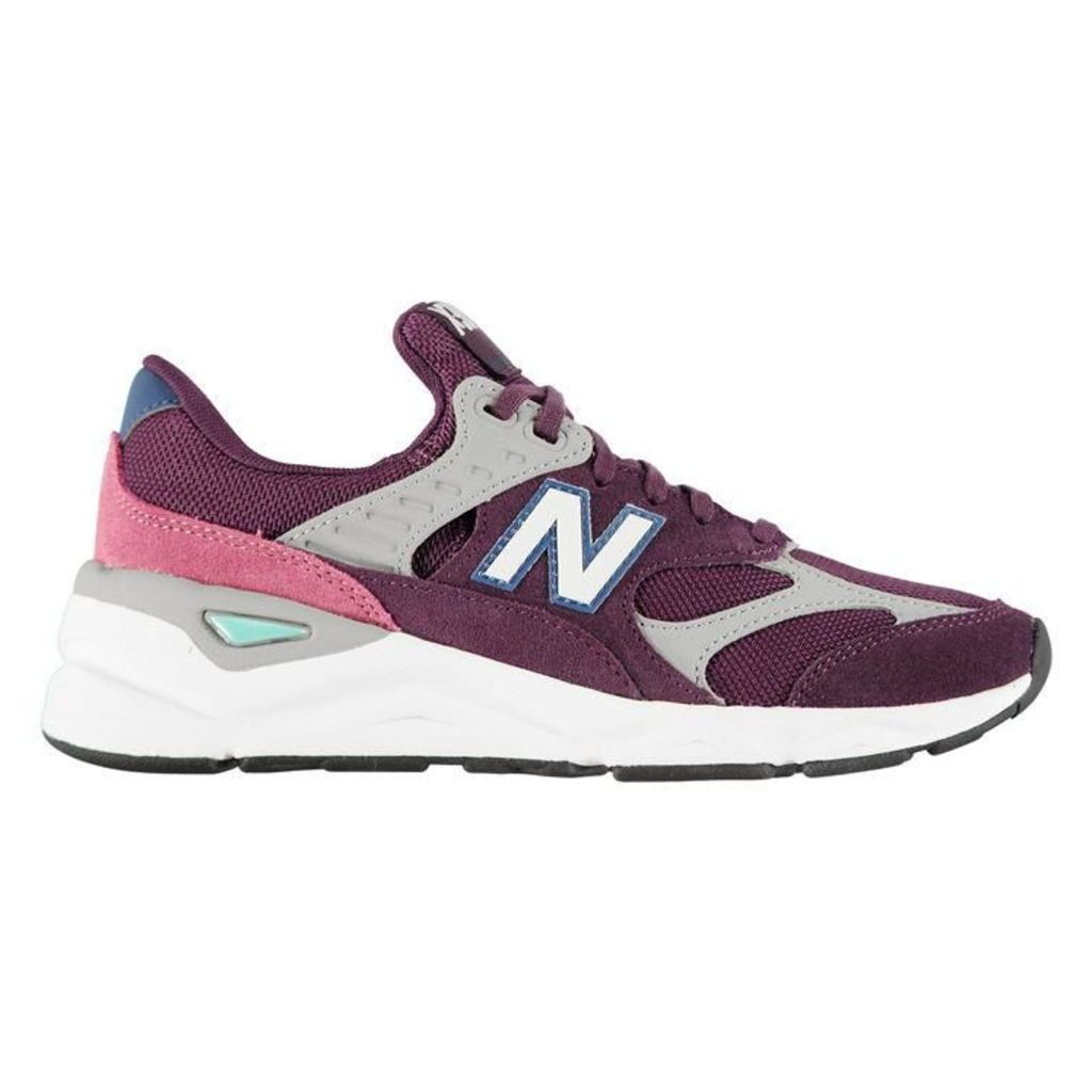 New Balance X 90 Leather and Mesh Trainers
