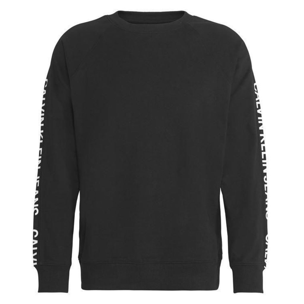 Calvin Klein Jeans Institutional Sleeve Logo Crew Sweatshirt