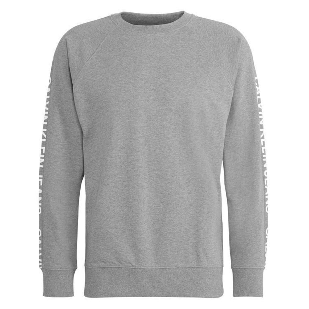 Calvin Klein Jeans Institutional Sleeve Logo Crew Sweatshirt