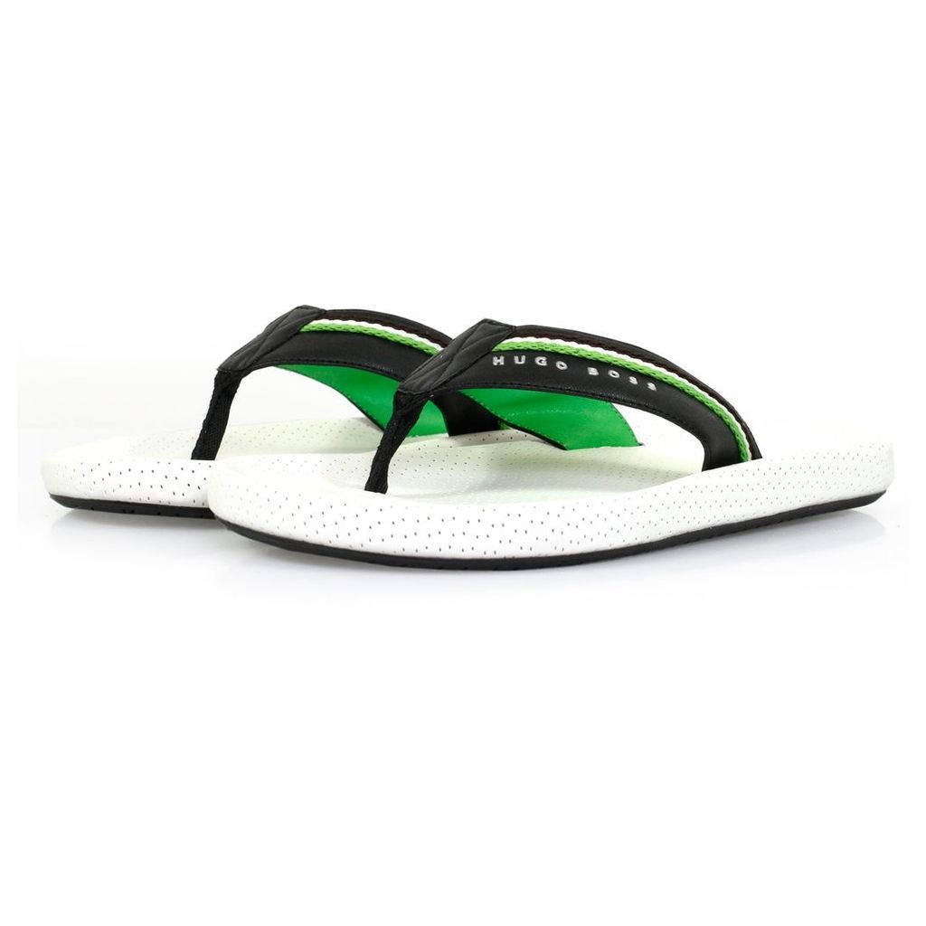 Boss Green Shoreline Fresh White Flip Flops 50311642