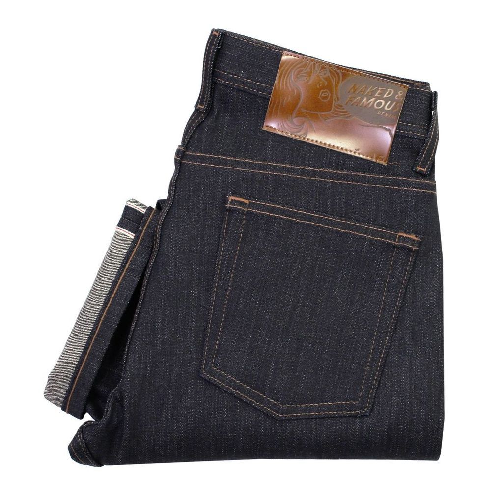 Naked and Famous Weird Guy Kaiju Monster Indigo Selvedge Jeans