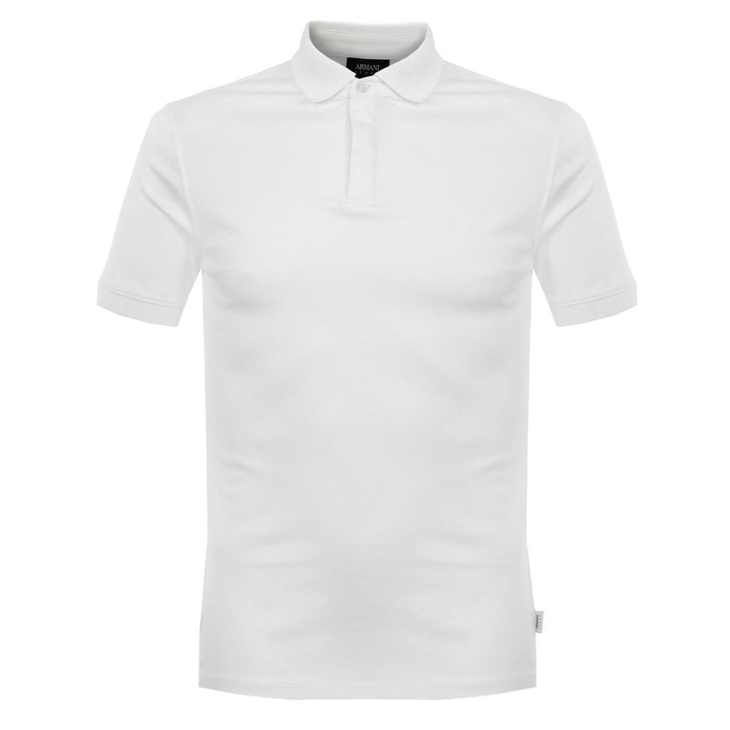Armani Jeans Notte White Polo Shirt 3Y6F28