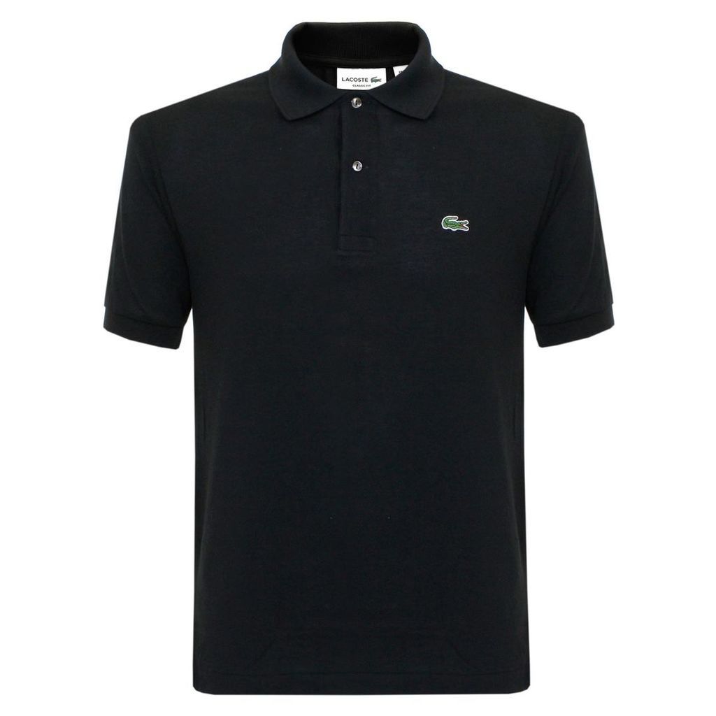Lacoste Classic Pique Black Polo Shirt L121200031