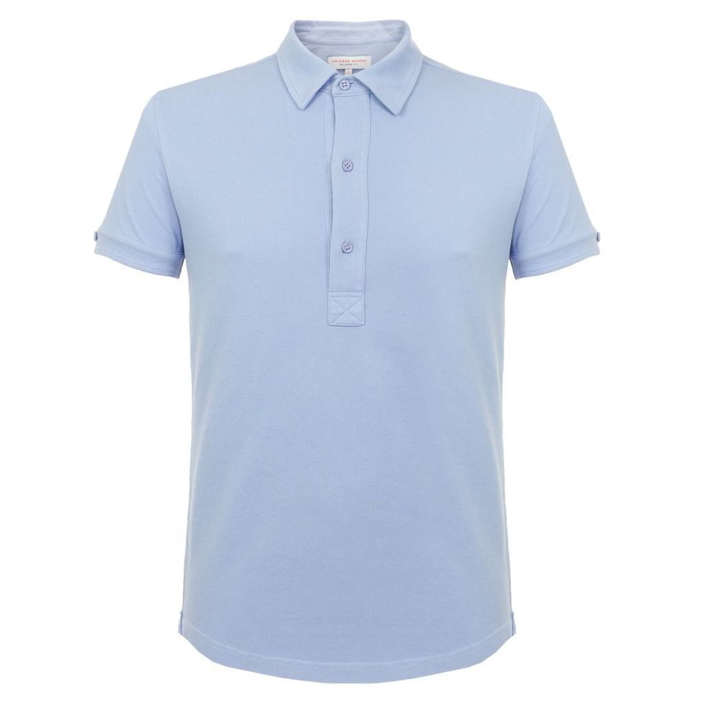 Orlebar Brown Sebastian Tailored Blue Ash polo Shirt 264952