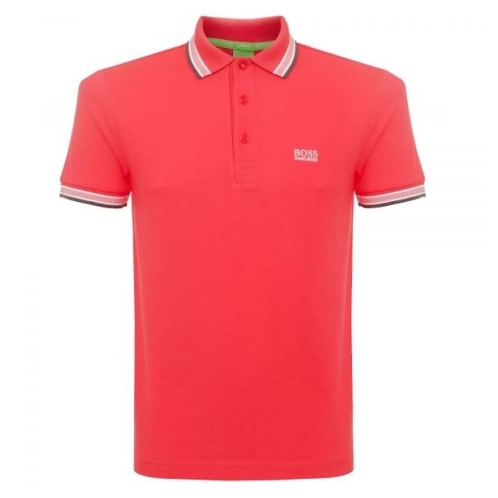 Boss Green Bright Pink Paddy Polo Shirt 5032557
