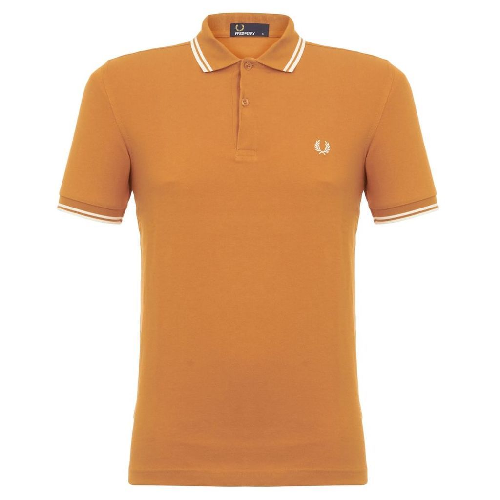 Fred Perry Twin Tipped Amber Polo M3600