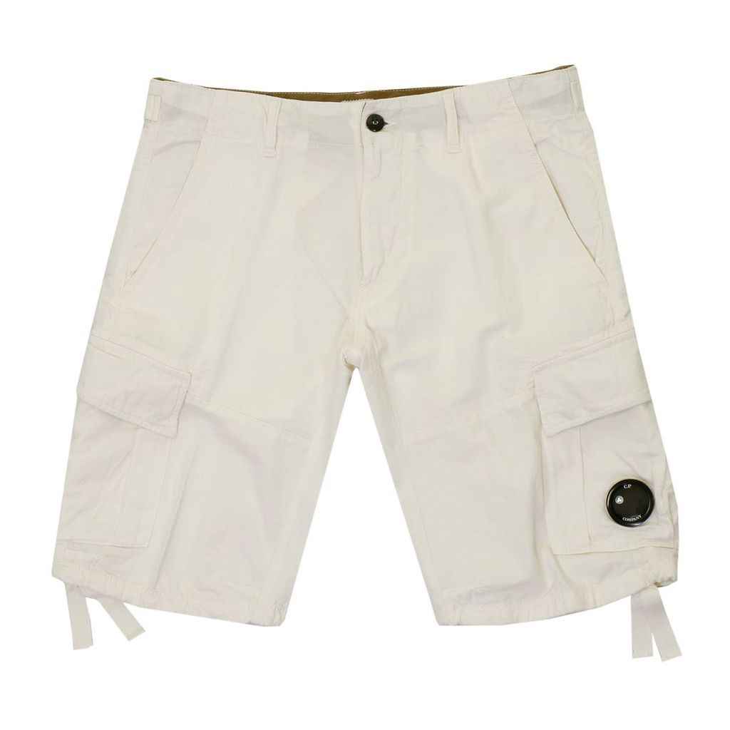 Cp Company White Bermuda Shorts B11503101