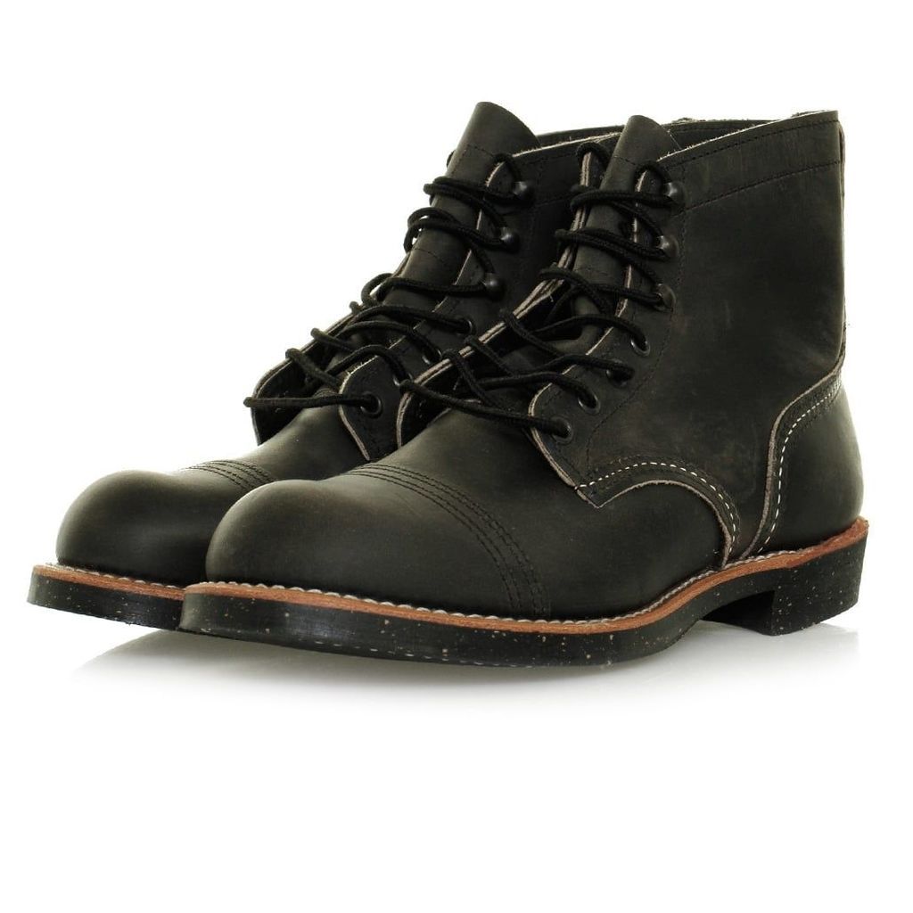 Red Wing Iron Range 8116 Charcoal Leather Boots