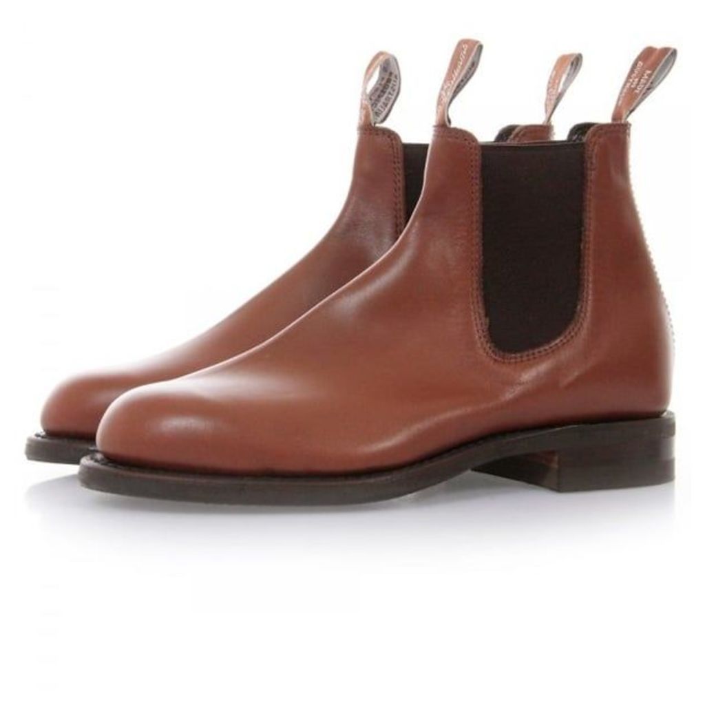 R.M Williams Comfort Turnout Tan Leather Chelsea Boots B530Y