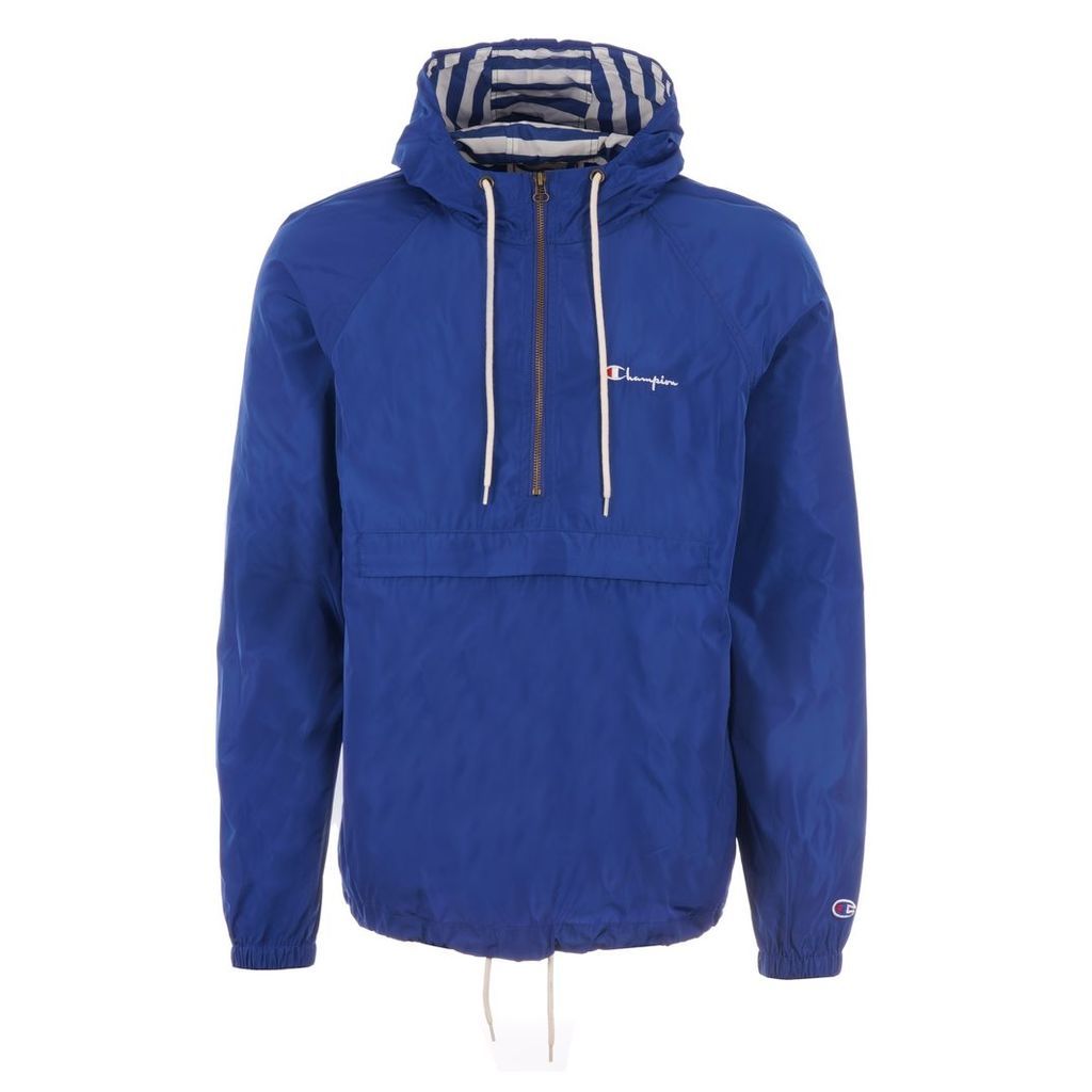 Half Zip Hooded Jacket - Nautical Blue