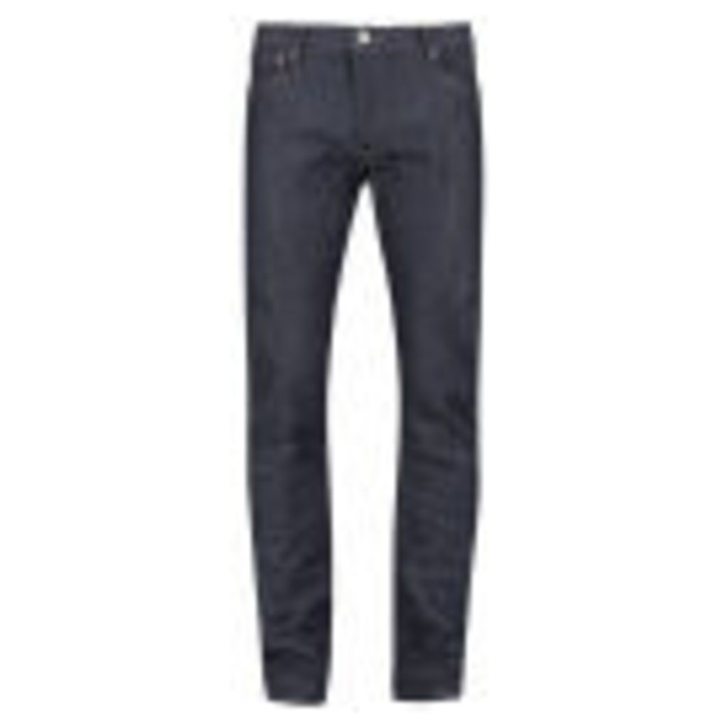 Men's New Standard Mid Rise Jeans - Selvedge Indigo - W36/L32 - Blue