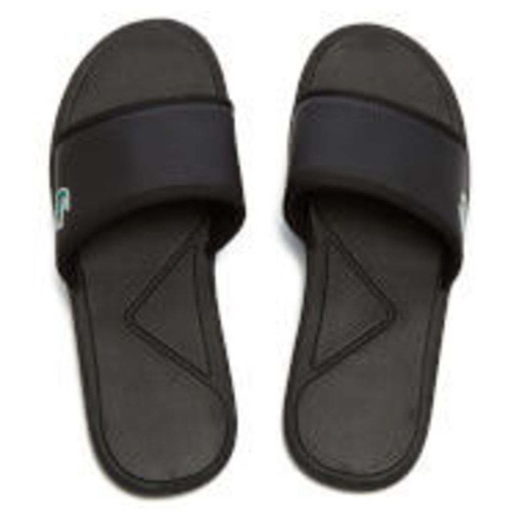 Lacoste Men's L.30 Slide Sport Slide Sandals - Black - UK 11