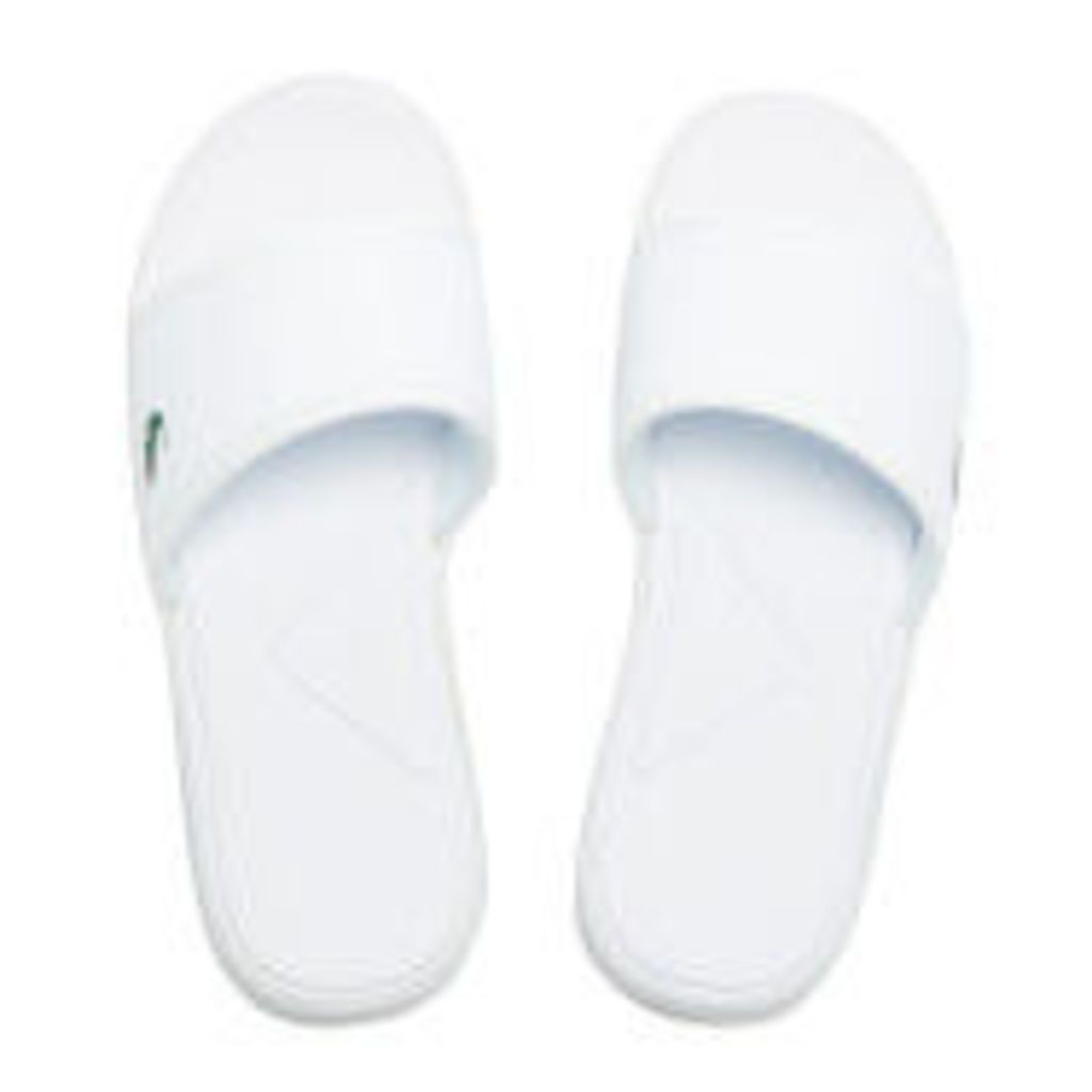 Lacoste Men's L.30 Slide Sport Slide Sandals - White - UK 11