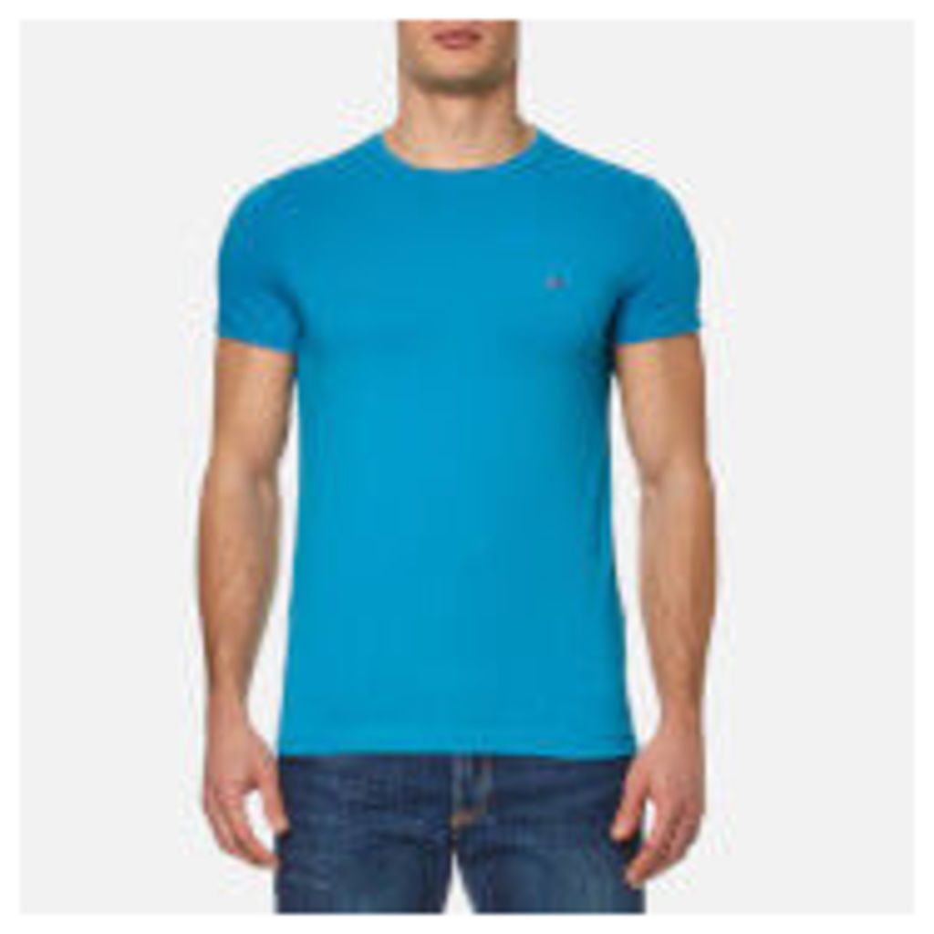 Tommy Hilfiger Men's New Stretch Crew Neck T-Shirt - Nautical Blue - XXL