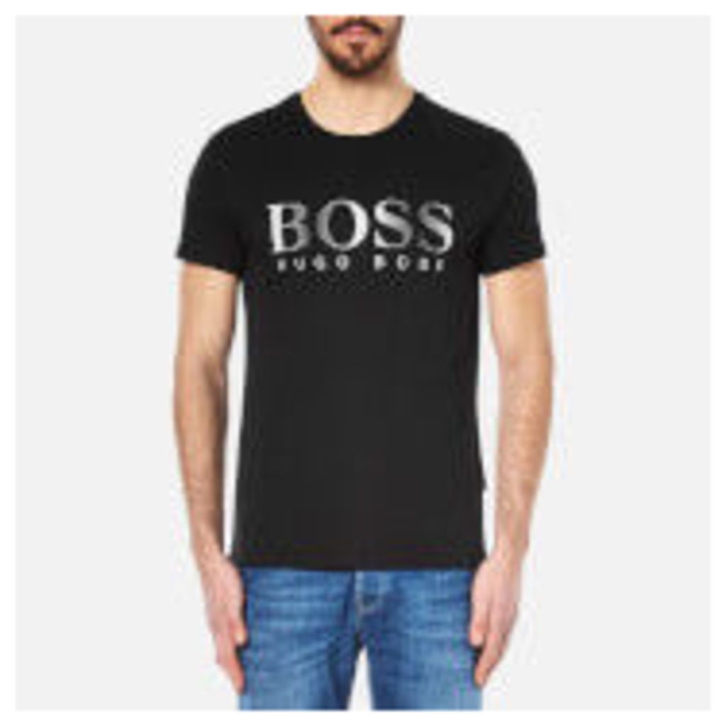 BOSS Hugo Boss Men's Large Logo T-Shirt - Black - L - Black
