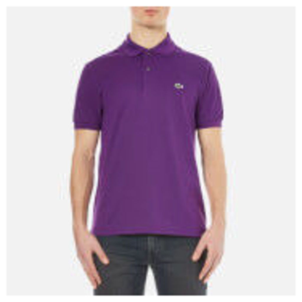 Lacoste Men's Short Sleeve Pique Polo Shirt - Cossak Purple