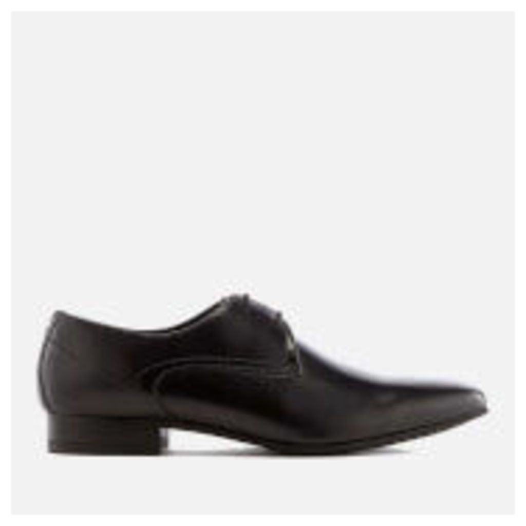 Hudson London Men's Leto Leather Derby Shoes - Black - UK 8 - Black