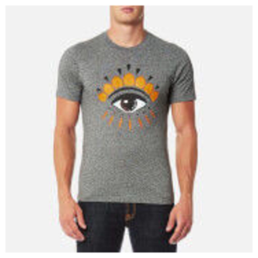 KENZO Men's Classic Eye T-Shirt - Anthracite - XL - Grey