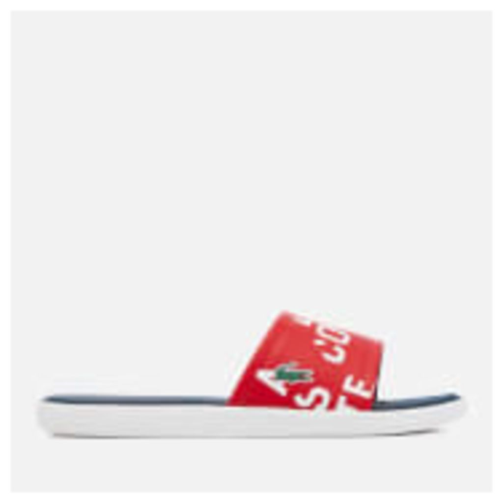 Lacoste Men's L.30 Slide 117 2 Slide Sandals - Red - UK 10 - Red