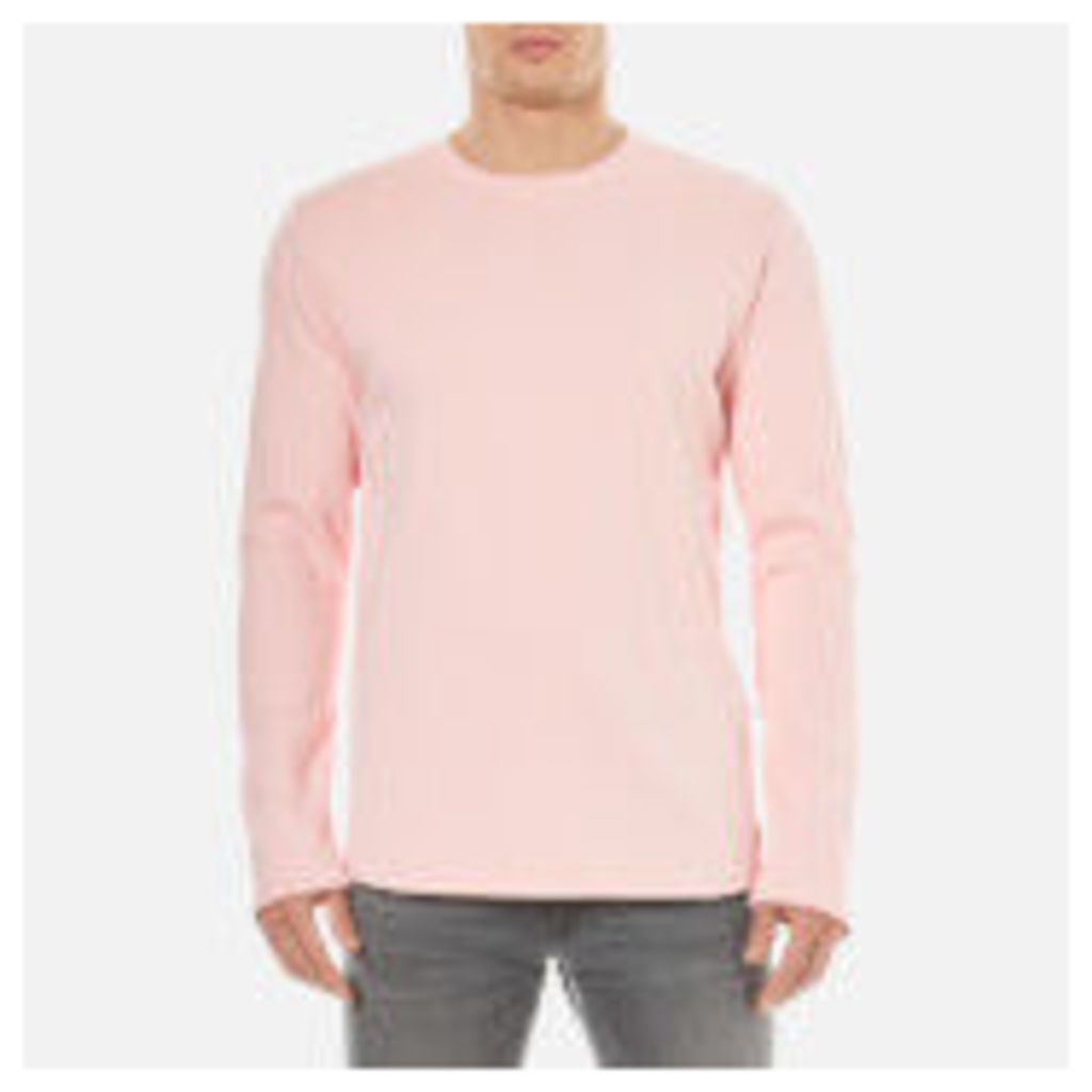 Edwin Men's Terry Long Sleeve Top - Pink - XL - Pink