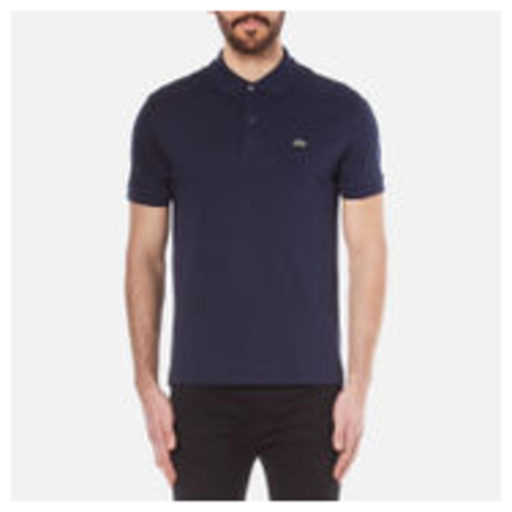 Lacoste Men's Cotton Short Sleeve Polo Shirt - Navy - 6/XL - Navy