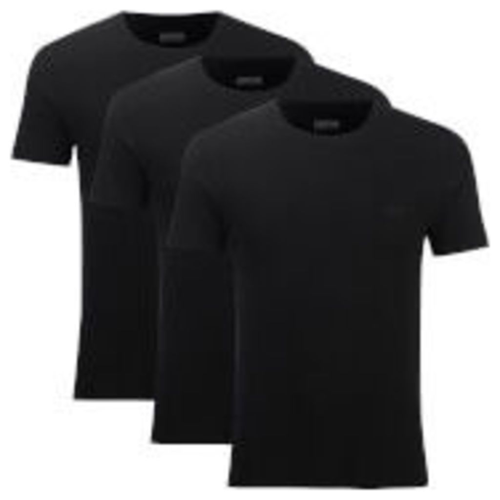 BOSS Hugo Boss Men's Three Pack T -Shirts - Black - XXL - Black