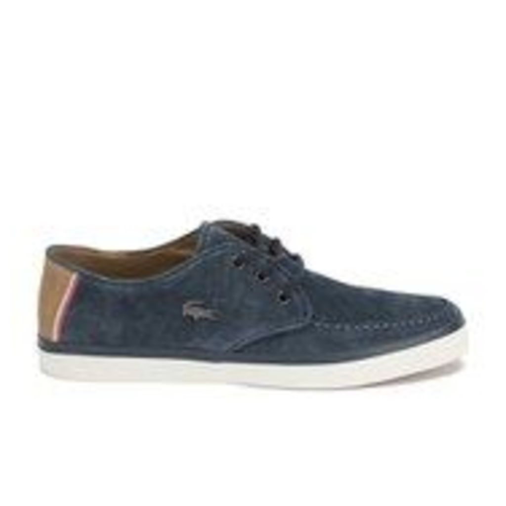 Lacoste Men's Sevrin 7 Suede Lace Up Shoes - Navy - UK 8 - Navy