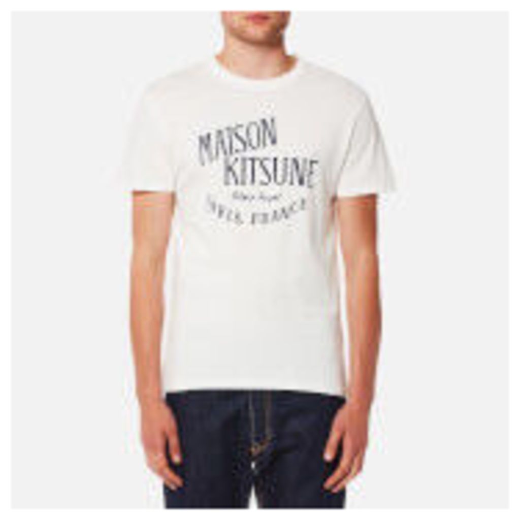 Maison KitsunÃ© Men's Palais Royal T-Shirt - Latte