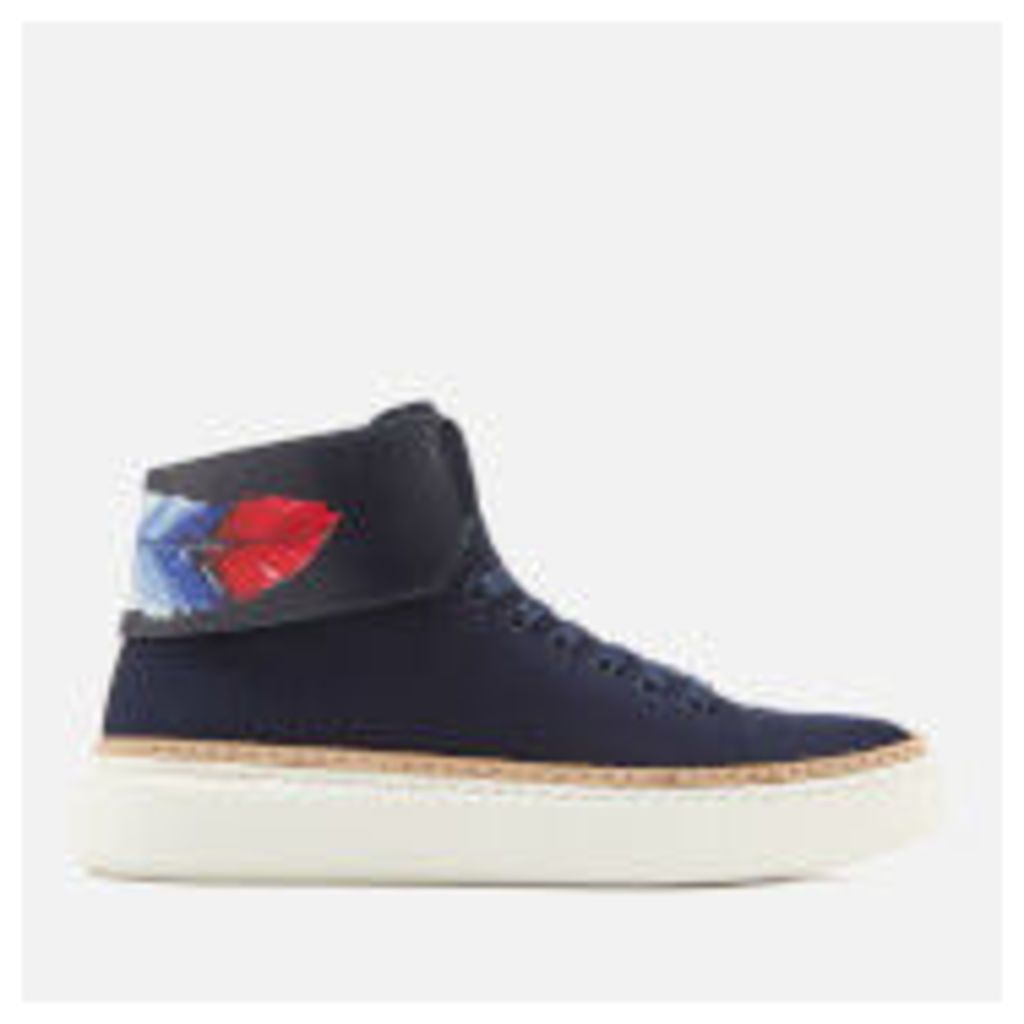 Buscemi Men's 90MM Crepone Trainers - Navy
