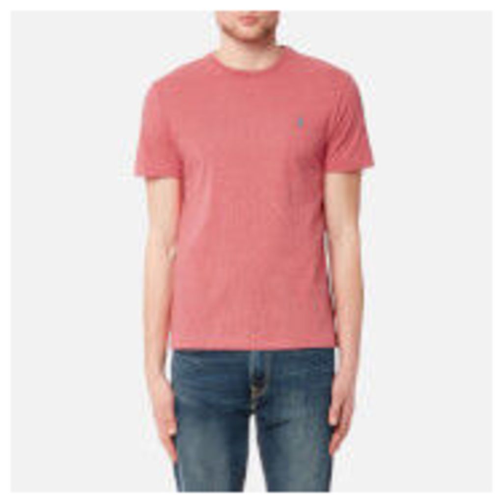 Polo Ralph Lauren Men's Basic T-Shirt - Salmon Heather - XL - Pink